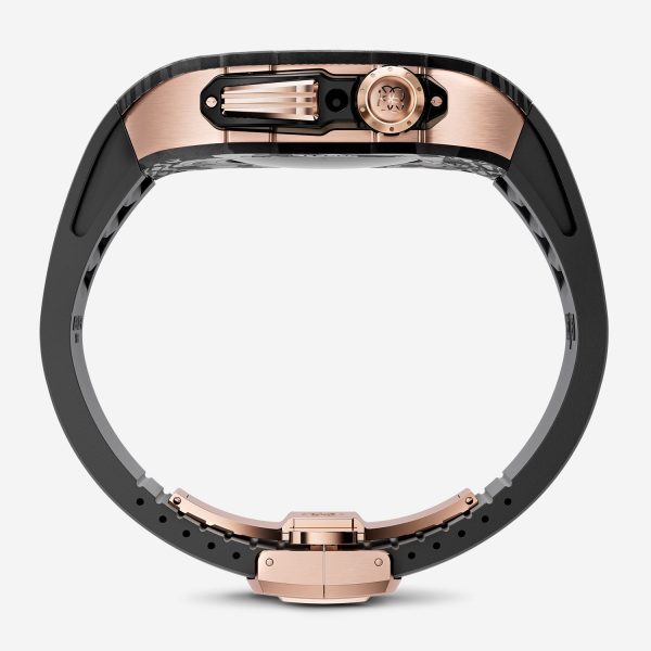 Golden Concept Apple Watch 7/8 - 45 MM Onyx Black/Rose Gold